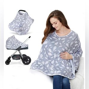 Baby Nursing Cover Poncho & Car Seat Cover